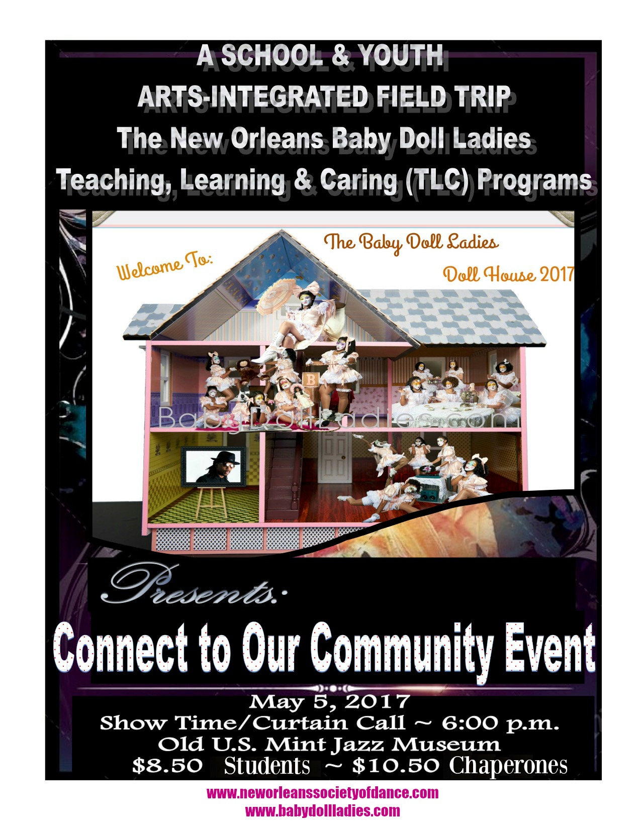 the new orleans society of dance youth group flyers