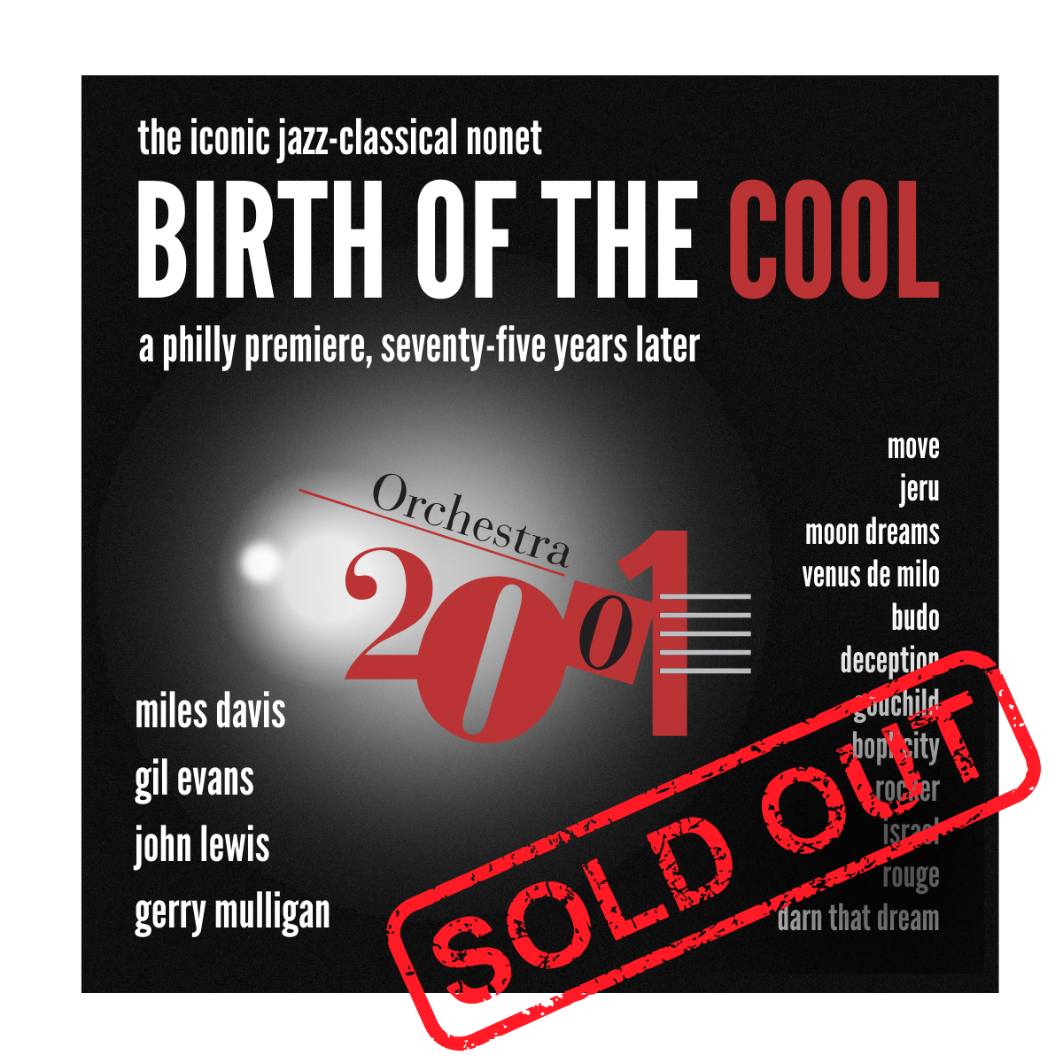 Birth Of the Cool with Orchestra 2001